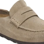 BIRKENSTOCK Naples Wrapped Suede Leather Taupe - Image 4
