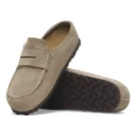 BIRKENSTOCK Naples Wrapped Suede Leather Taupe - Image 5