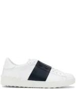 Valentino Garavani Open White Black Band White