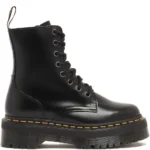 Dr. Martens Jadon Platform Boots Black Smooth Leather