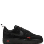 Nike Air Force 1 Low Multi-Swoosh Black Crimson
