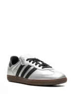 Adidas Samba OG Silver Metallic Black Gum - Image 2