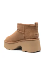 UGG Classic Ultra Mini New Heights Boot Chestnut - Image 4