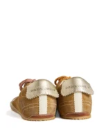 Golden Goose True-Star in tobacco-colored suede star platinum heel tab - Image 3