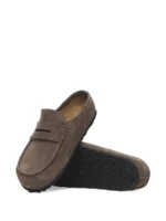 Birkenstock Naples Wrapped Suede Concrete Grey - Image 4