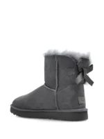 UGG Mini Bailey Bow II Boot Grey - Image 3