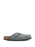 Birkenstock Boston Soft Footbed Suede Dark Grey