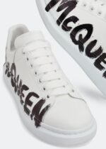 Alexander McQueen Oversized Graffiti White Black - Image 4
