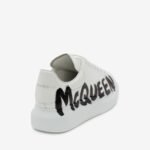 Alexander McQueen Oversized Graffiti White Black - Image 3