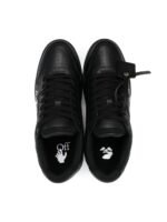 OFF-WHITE Out Of Office OOO "For Walking" Low Tops Black White - Image 4