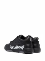 OFF-WHITE Out Of Office OOO "For Walking" Low Tops Black White - Image 3