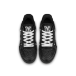Louis Vuitton LV Trainer Black Embossed Monogram - Image 3