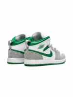 Air Jordan 1 Mid SE "Grey Green “ Kids - Image 3