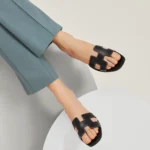 Hermes Oran sandal Noir - Image 4