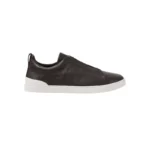 Zegna BROWN TRIPLE STITCH SECONDSKIN SNEAKERS