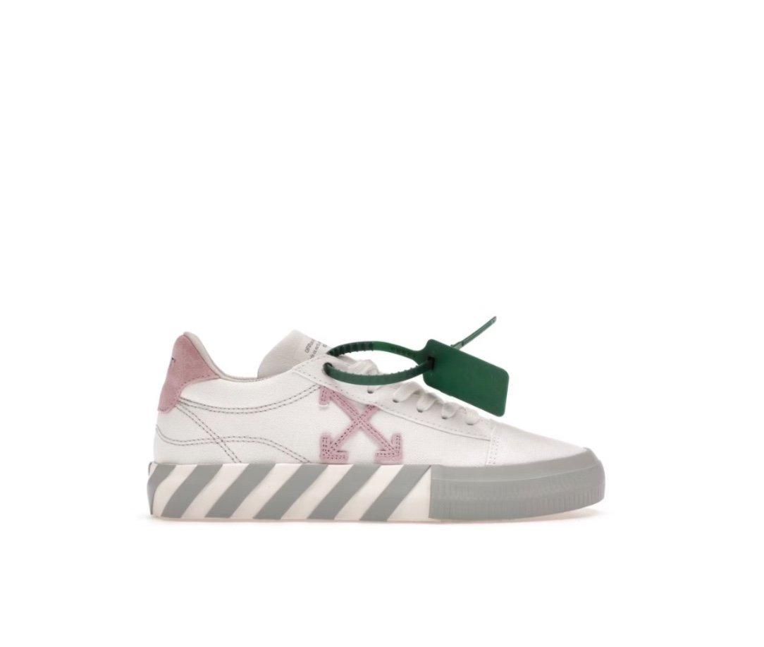 ISIMG-1020532.jpeg OFF-WHITE Vulc Low Canvas White Light Pink Grey - Image 1