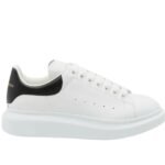 Alexander McQueen Oversized Ivory Black Leather
