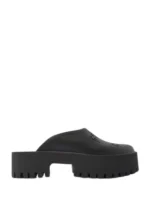 Gucci Perforated Rubber Platform Sandals