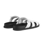Hermes chypre sandal noir calfskin leather white - Image 3