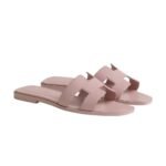 Hermes Oran sandal Rose Cancan - Image 2