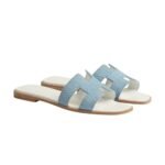 Hermes Oran sandal Bleu Clair - Image 2