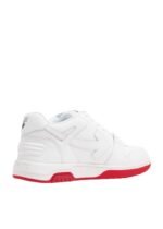 OFF-WHITE Out Of Office "OOO" Low Tops For Walking White Red SS22 - Image 2
