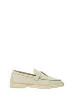 Loro Piana Summer Charms Walk Loafer Suede Deep Ice