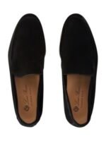 Loro Piana Summer Walk Loafer Suede Black - Image 3