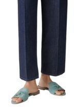 Loro Piana Summer Charms Sandal Green Sap - Image 5