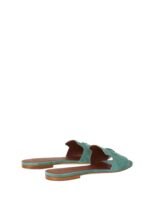 Loro Piana Summer Charms Sandal Green Sap - Image 3