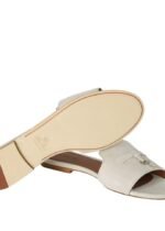 Loro Piana Summer Charms Sandal Pearl Powder - Image 6
