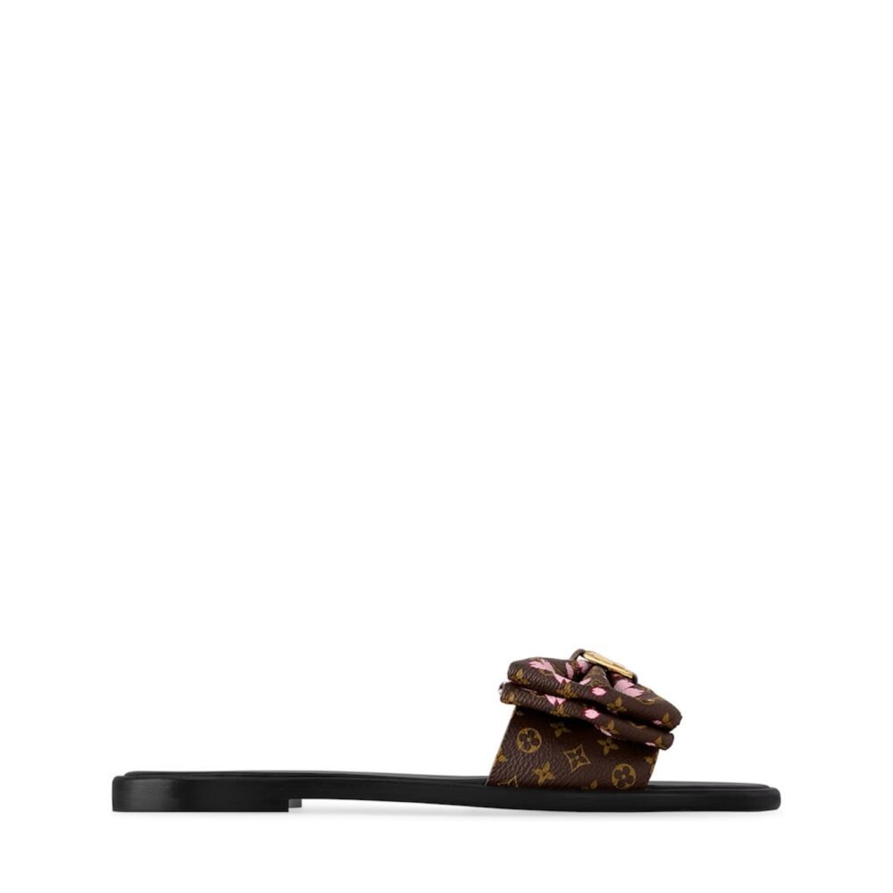 Photoroom_20250927_110338.jpg Louis Vuittonx x TM Lily Flat Mule Black - Image 1