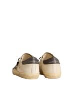 Golden Goose Super-Star in nappa leather with light blue suede star and gray leather heel tab - Image 4