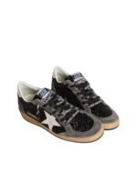 Golden Goose Ball Star in glitter with leather star and metallic leather heel tab - Image 2