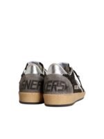 Golden Goose Ball Star in glitter with leather star and metallic leather heel tab - Image 4