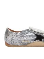 Golden Gosse True-Star silver sequins black star silver leather heel tab - Image 3