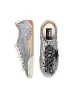 Golden Gosse True-Star silver sequins black star silver leather heel tab - Image 4