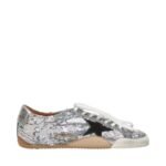 Golden Gosse True-Star silver sequins black star silver leather heel tab