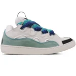 Lanvin Curb Sneaker White Blue