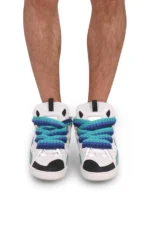 Lanvin Curb Sneaker White Blue - Image 3