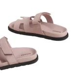 Hermes Chypre Sandal Beige Mastic Calfskin Leather - Image 3