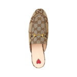 Gucci Canvas Princetown GG Slippers Beige Brown - Image 3